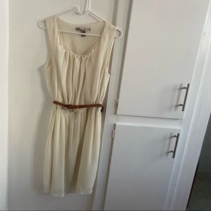 FOREVER21 CONTEMPORARY WHITE DRESS